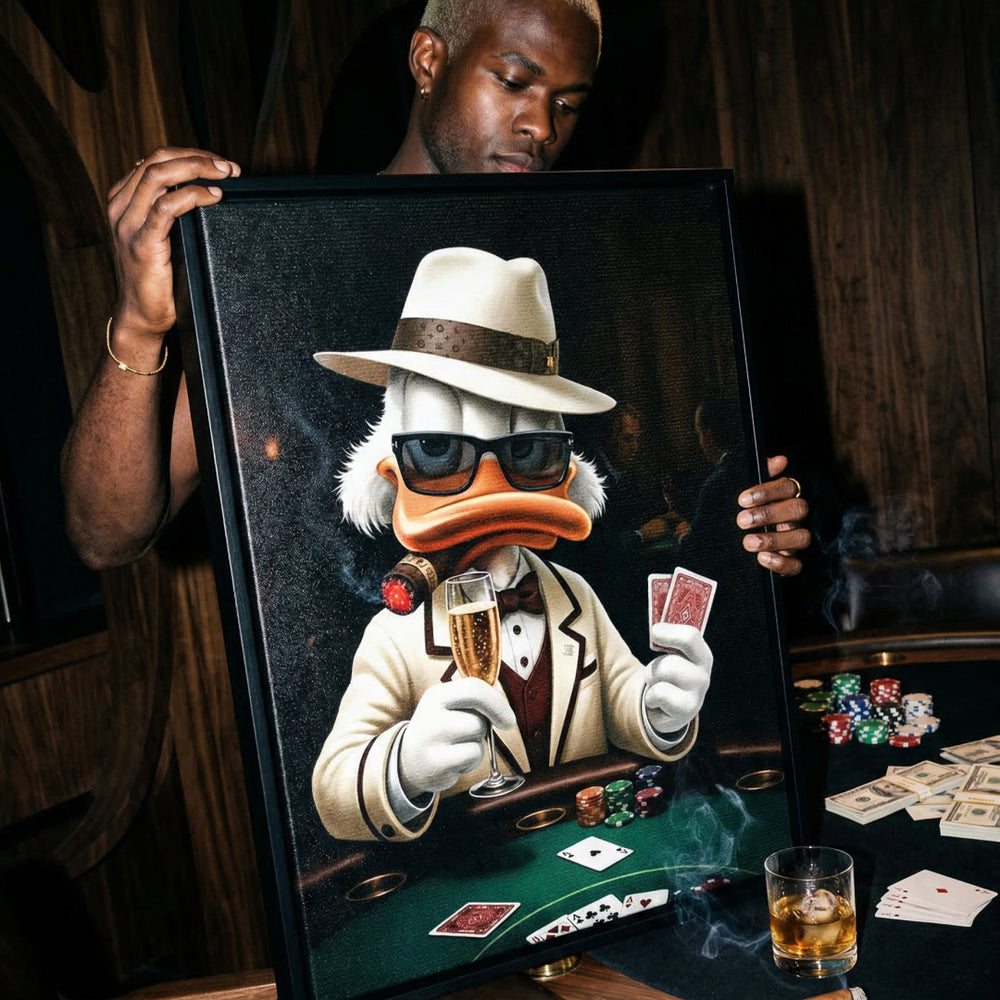Poker Night Leinwandbild – Ansicht 2