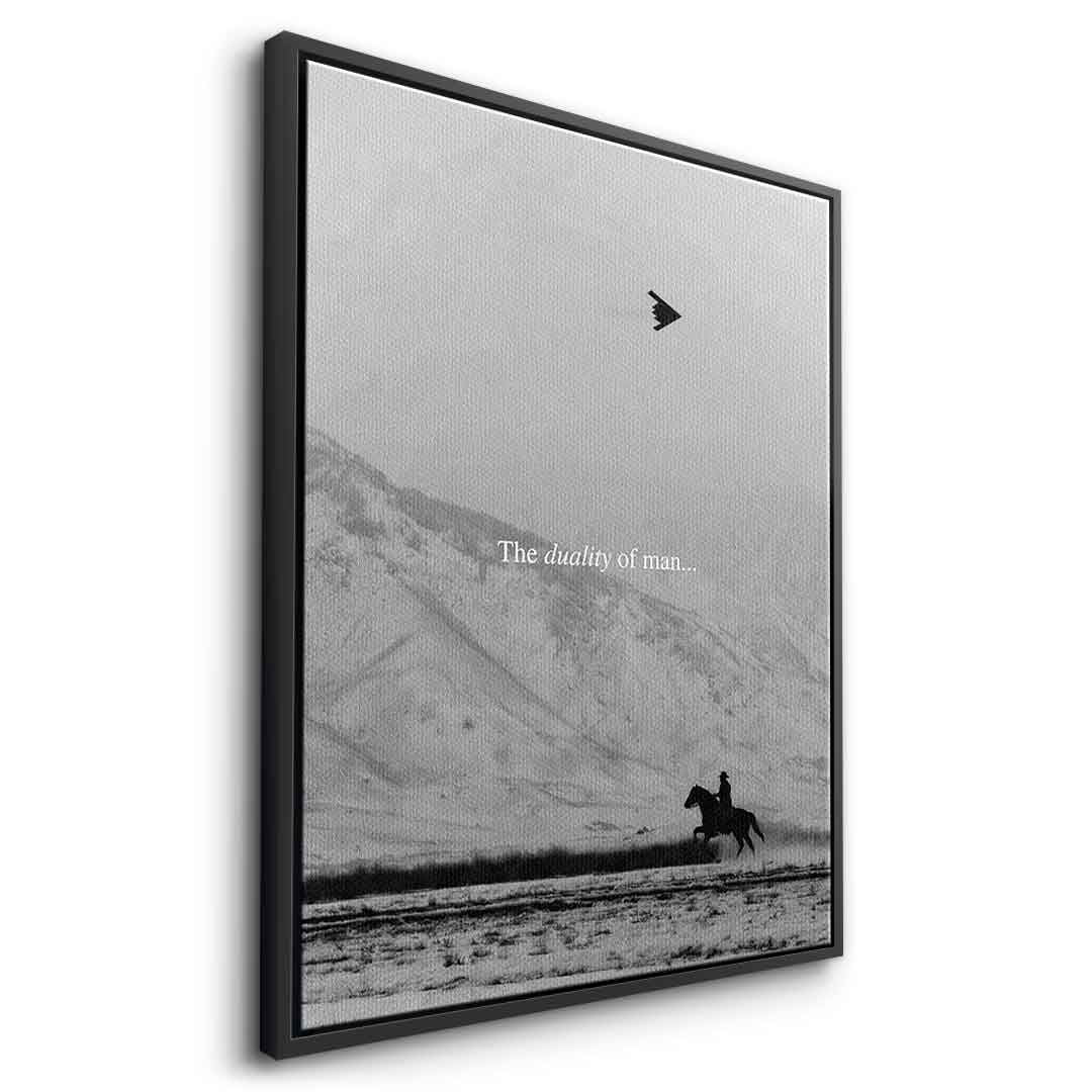 DOTCOMCANVAS® The duality of man - Detail