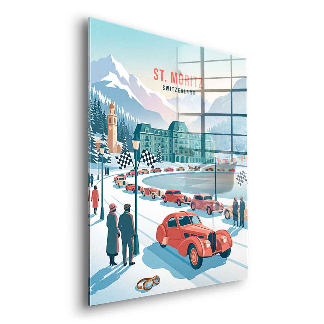 Saint Moritz Acrylglasbild