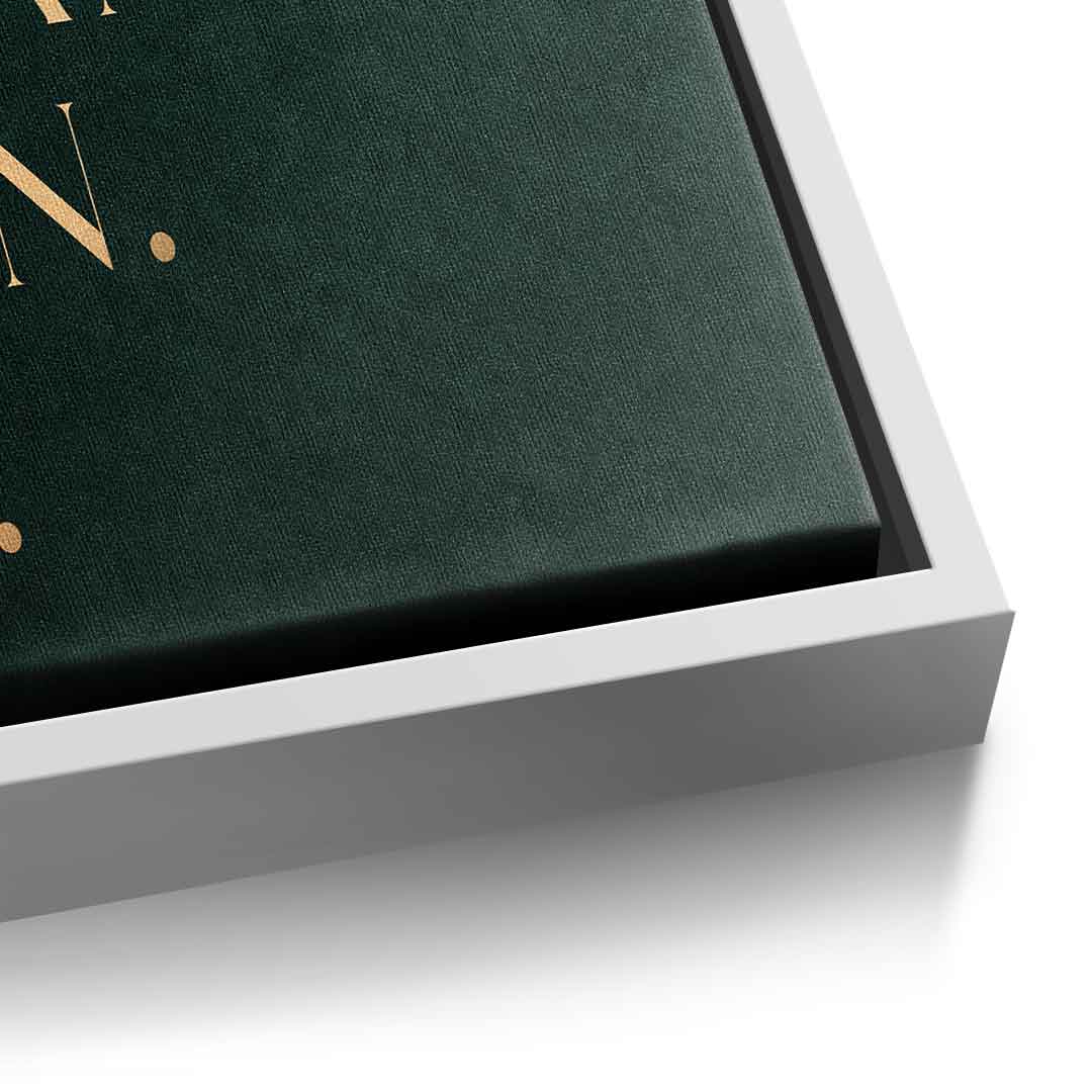 DREAM. PLAN. DO. Leinwandbild Detailansicht