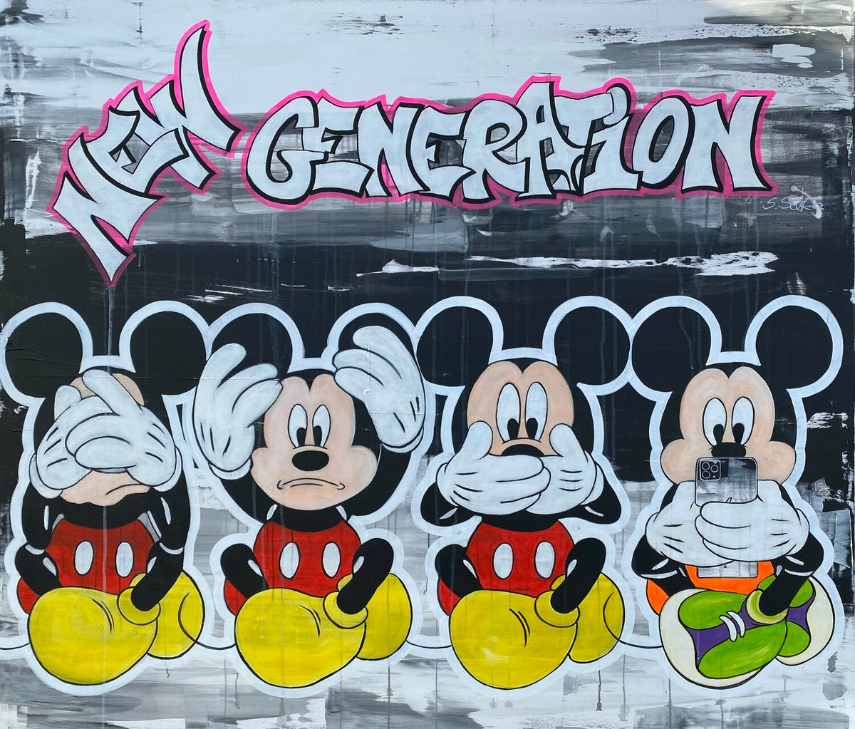 New Generation – Original-Gemälde von Sabrina Seck
