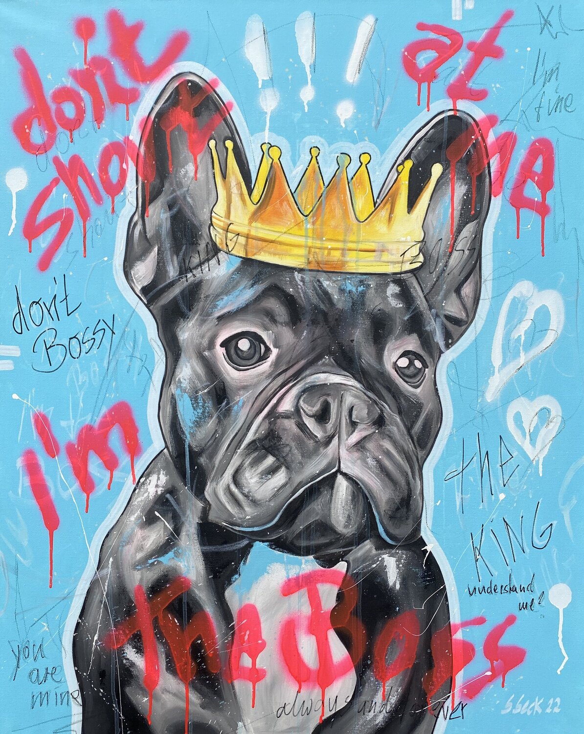 I'm the King – Original-Gemälde von Sabrina Seck