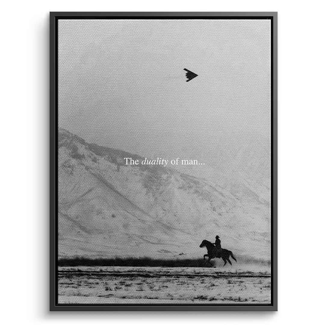 DOTCOMCANVAS® The duality of man - Detail