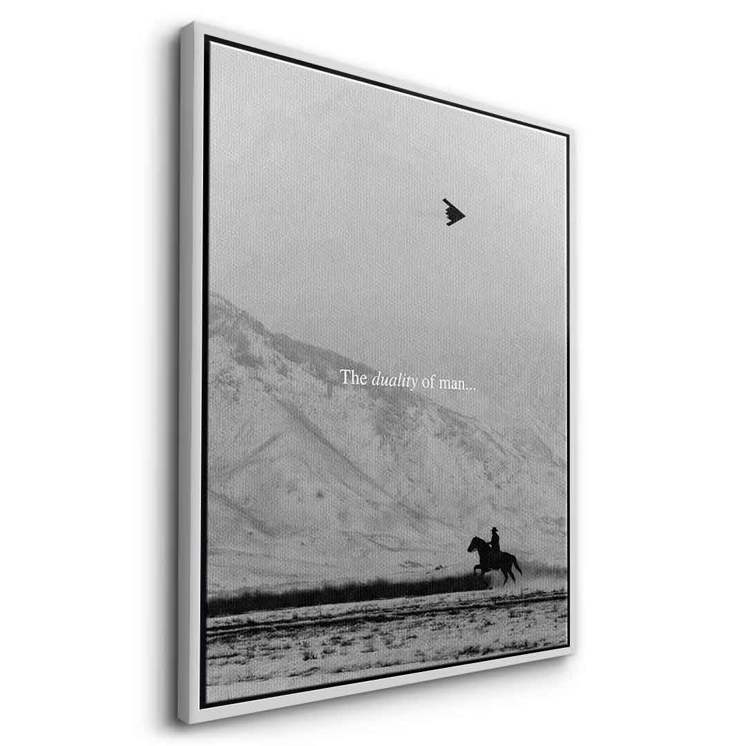DOTCOMCANVAS® The duality of man - Detail