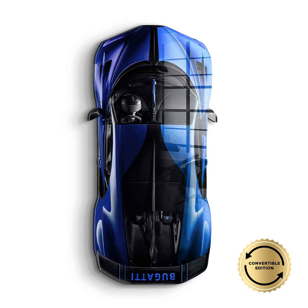 Wall sculpture Bugatti Bolide - acrylic glass