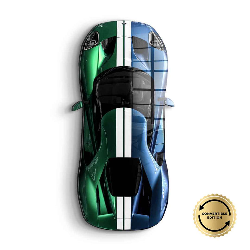 Wandskulptur Ford GT - Acrylglas