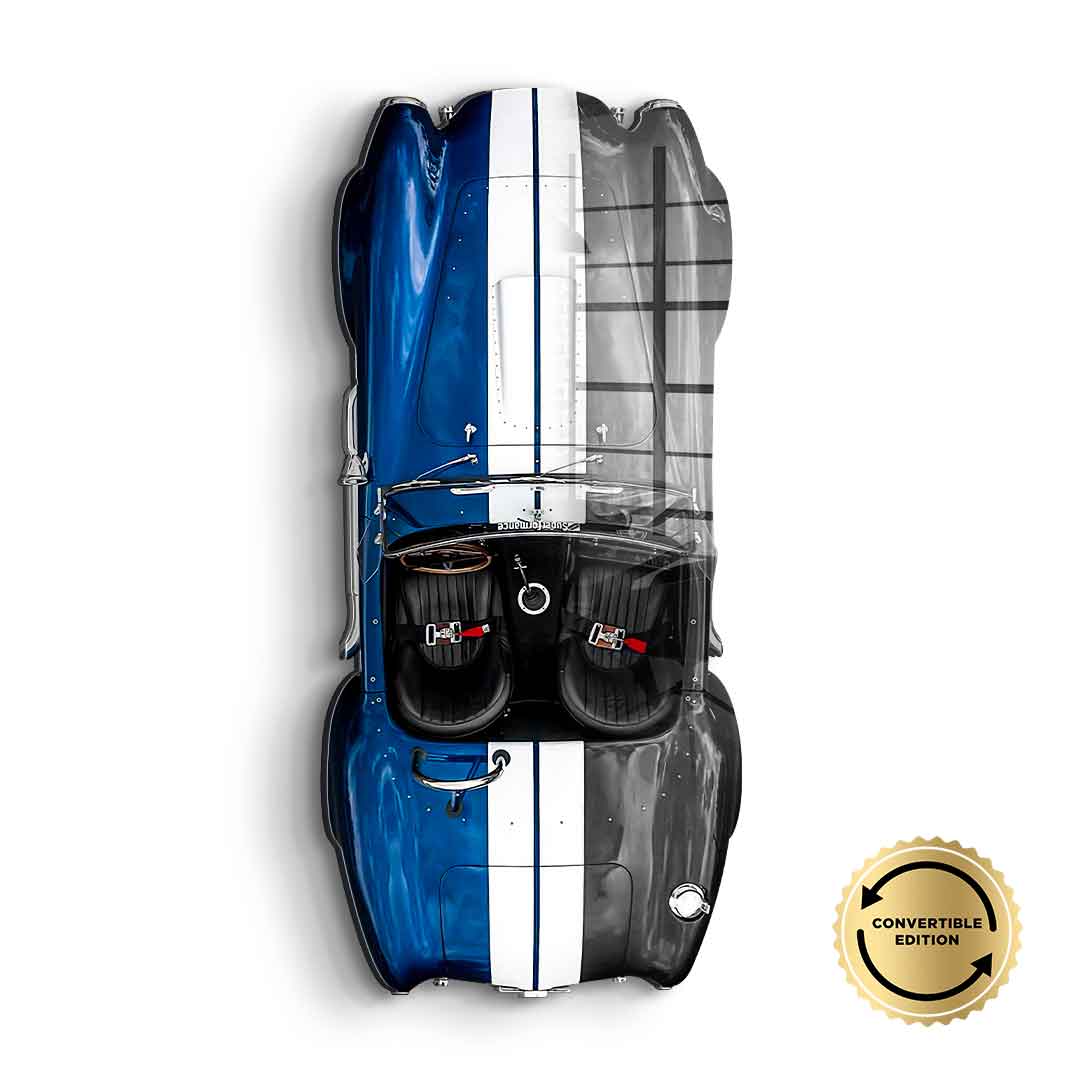 Wall sculpture Shelby Cobra 427 - acrylic glass