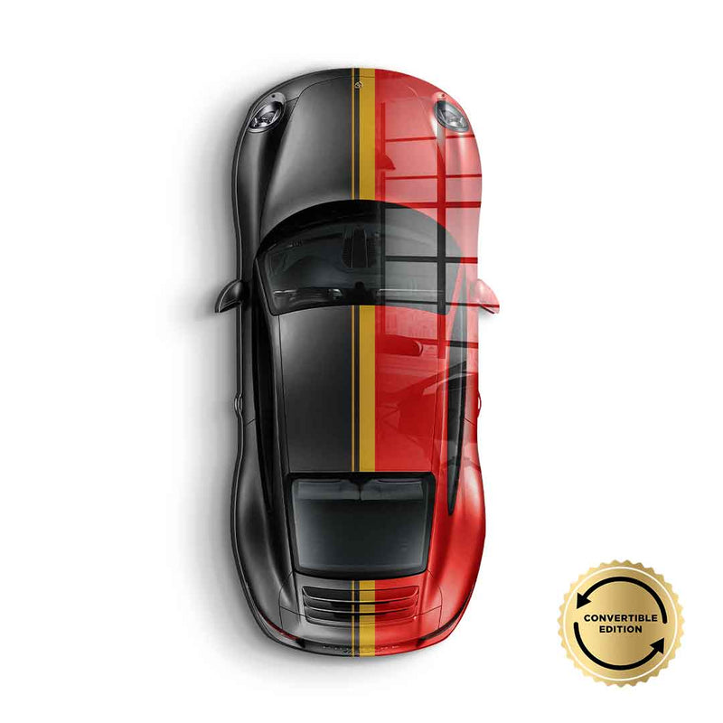 Wandskulptur Porsche 911 Carrera - Acrylglas