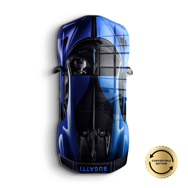 Wandskulptur Bugatti Bolide - Acrylglas