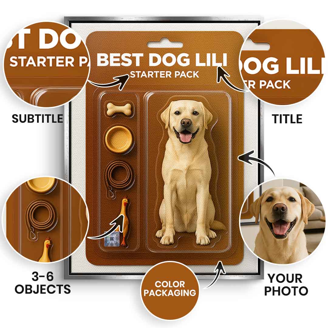 Viral Starter Pack Wall Art - Customizable - Canvas