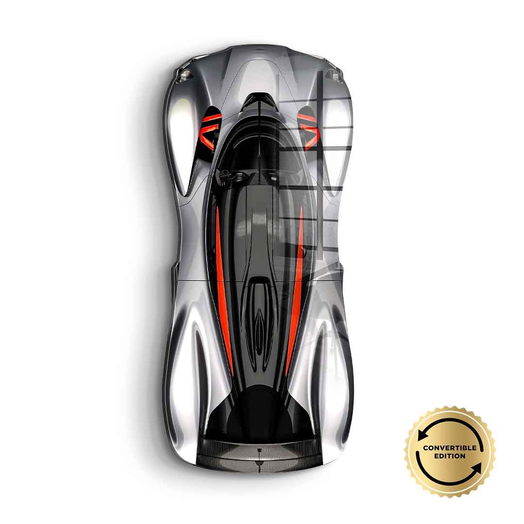 Wall sculpture Aston Martin Valkyrie - acrylic glass