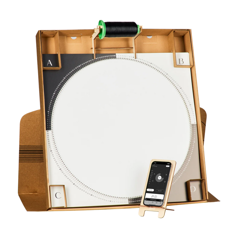 Fadenbild DIY Set: Kunstwerk zum Selber machen mit App Anleitung