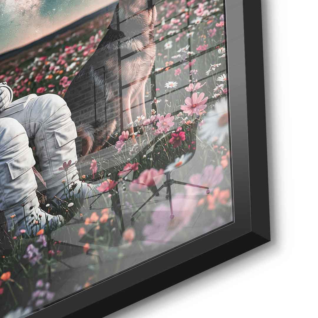 DOTCOMCANVAS® Astronaut's Silent Night Acrylglasbild – Ansicht 10