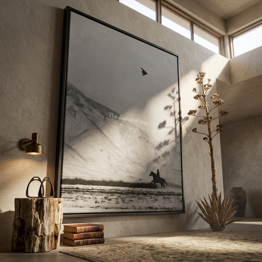 DOTCOMCANVAS® The duality of man - Roomshot
