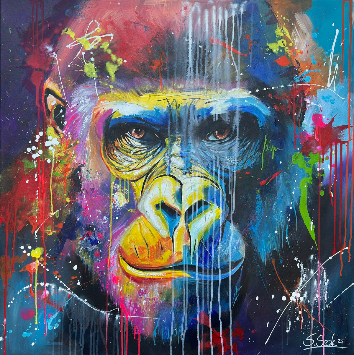Johnny – Original-Gemälde von Sabrina Seck