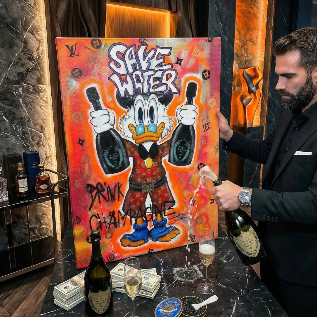 Save Water - Leinwandbild