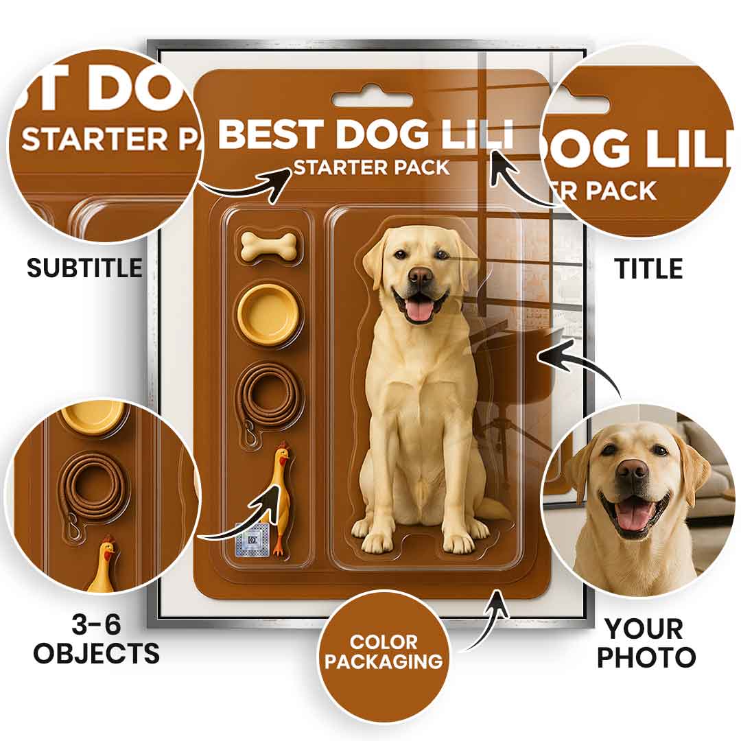 Viral Starter Pack Wandbild - Personalisierbar - Acrylglas