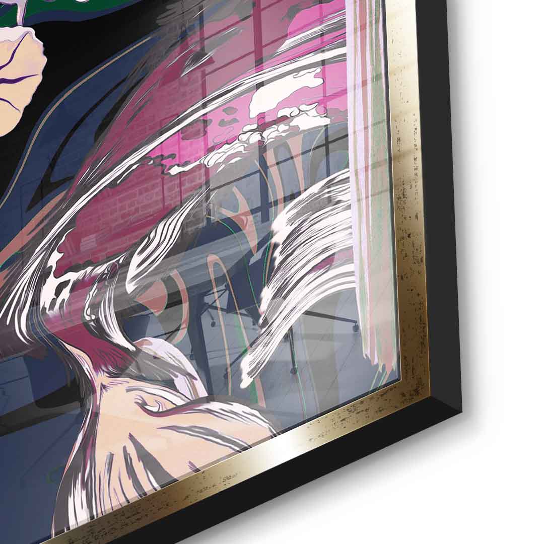 Koi Pond Purple - Acrylic glass