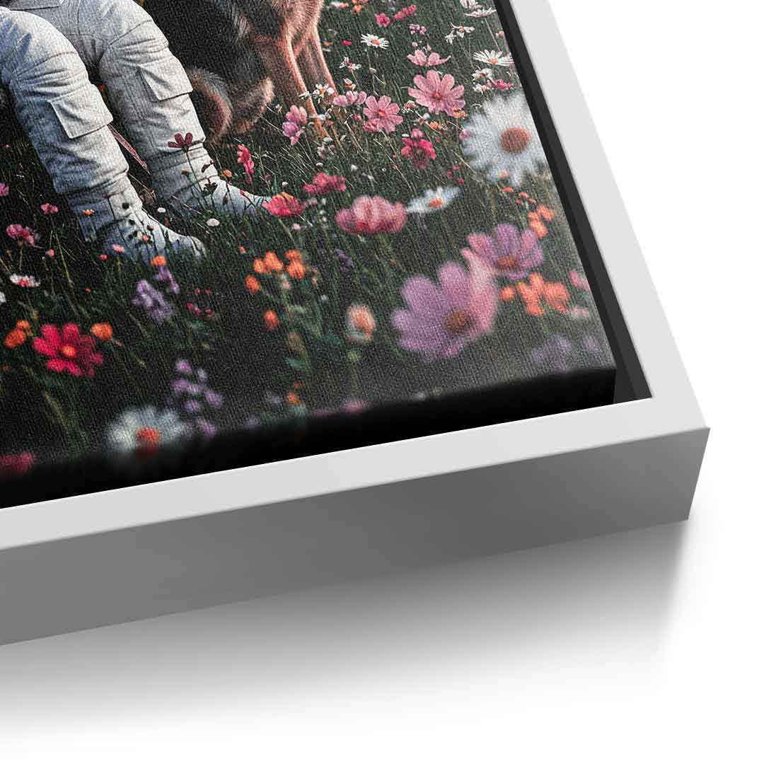 DOTCOMCANVAS® Astronaut's Silent Night Leinwandbild – Ansicht