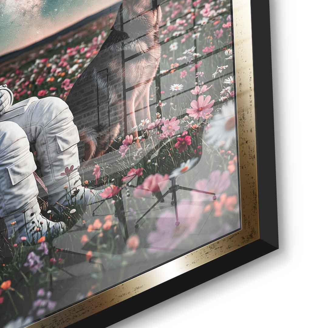 DOTCOMCANVAS® Astronaut's Silent Night Acrylglasbild – Ansicht 12