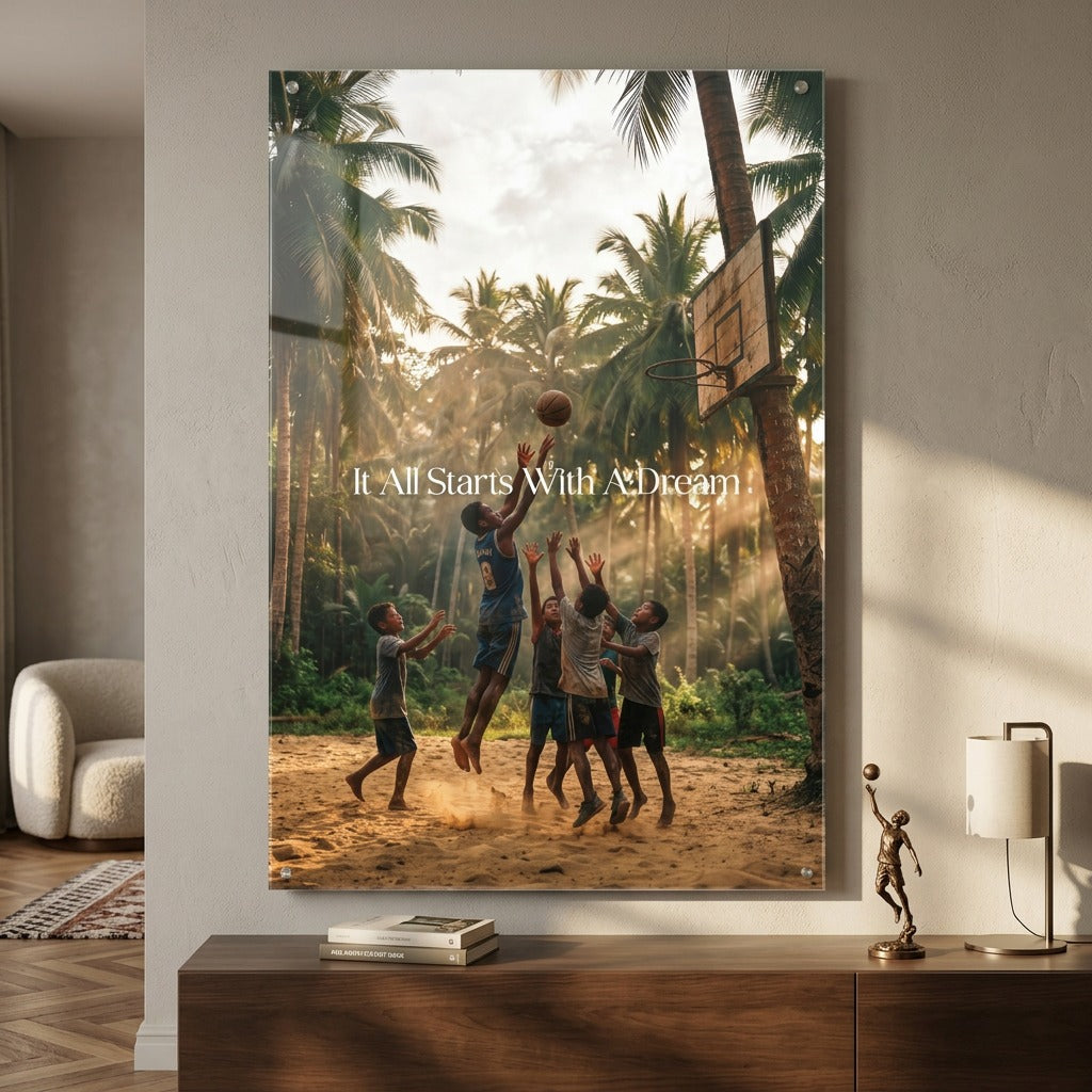 DOTCOMCANVAS 3633 Acryl Raum-Mockup