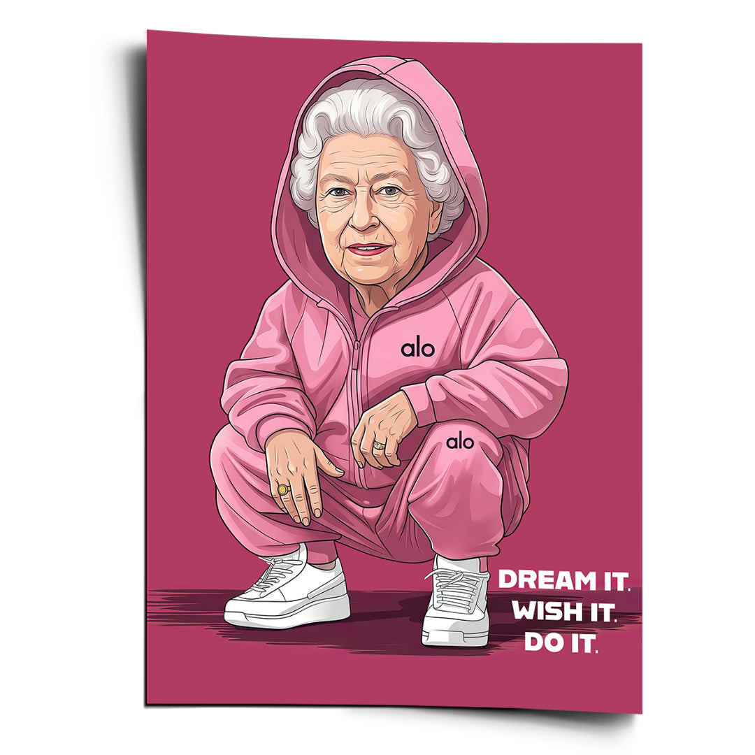 Queen Elizabeth Swag Poster