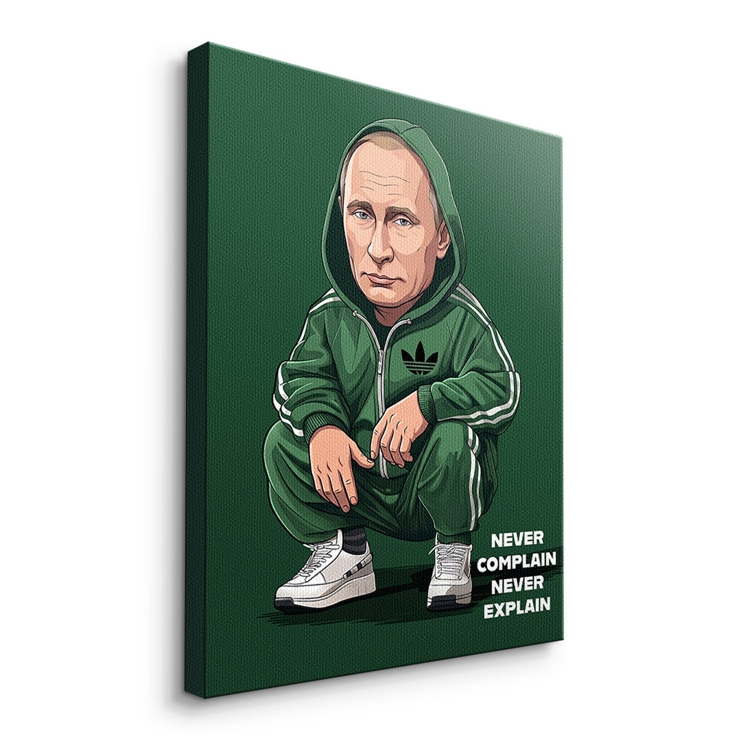 Putin Swag Leinwandbild Seitenansicht