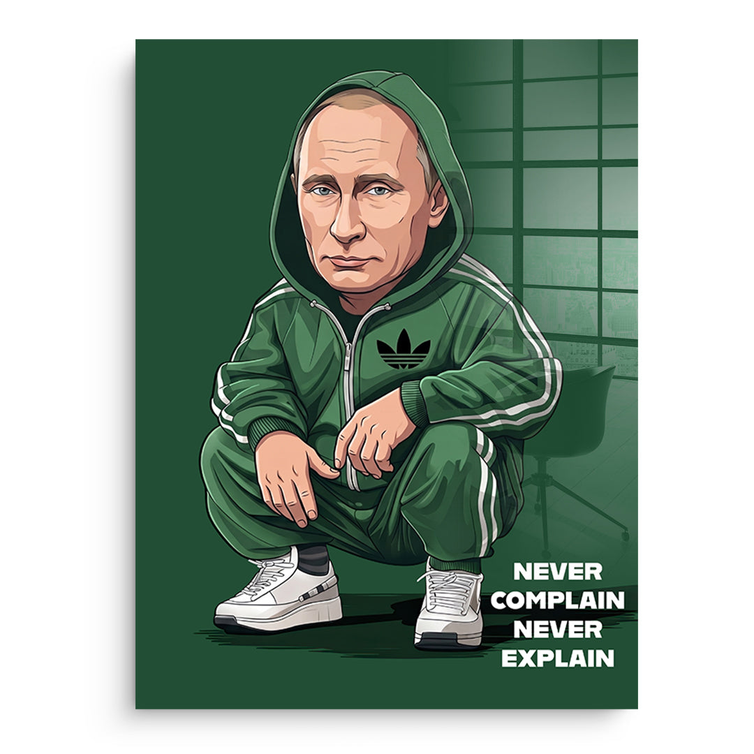Putin Swag Acrylglasbild ohne Rahmen