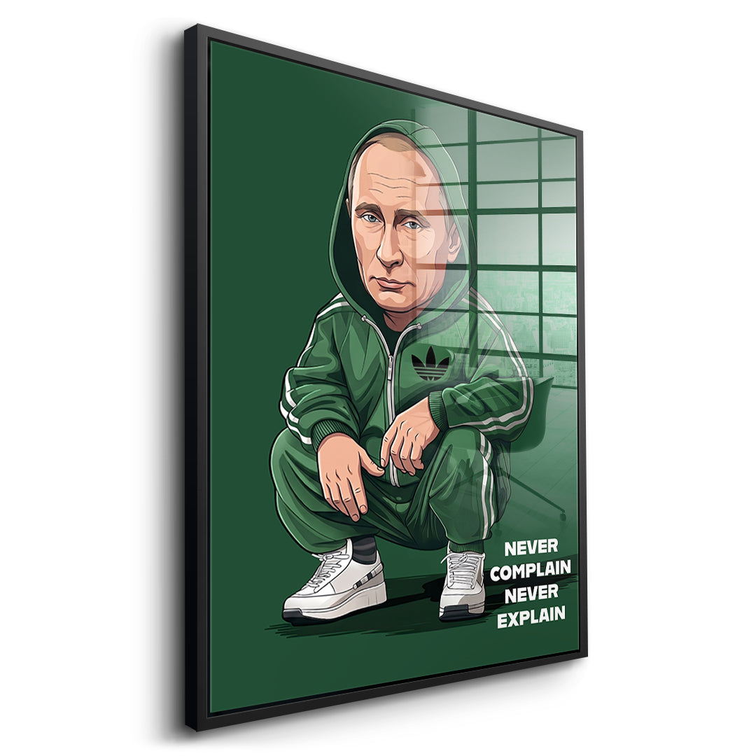 Putin Swag Acrylglasbild Seite Schwarz