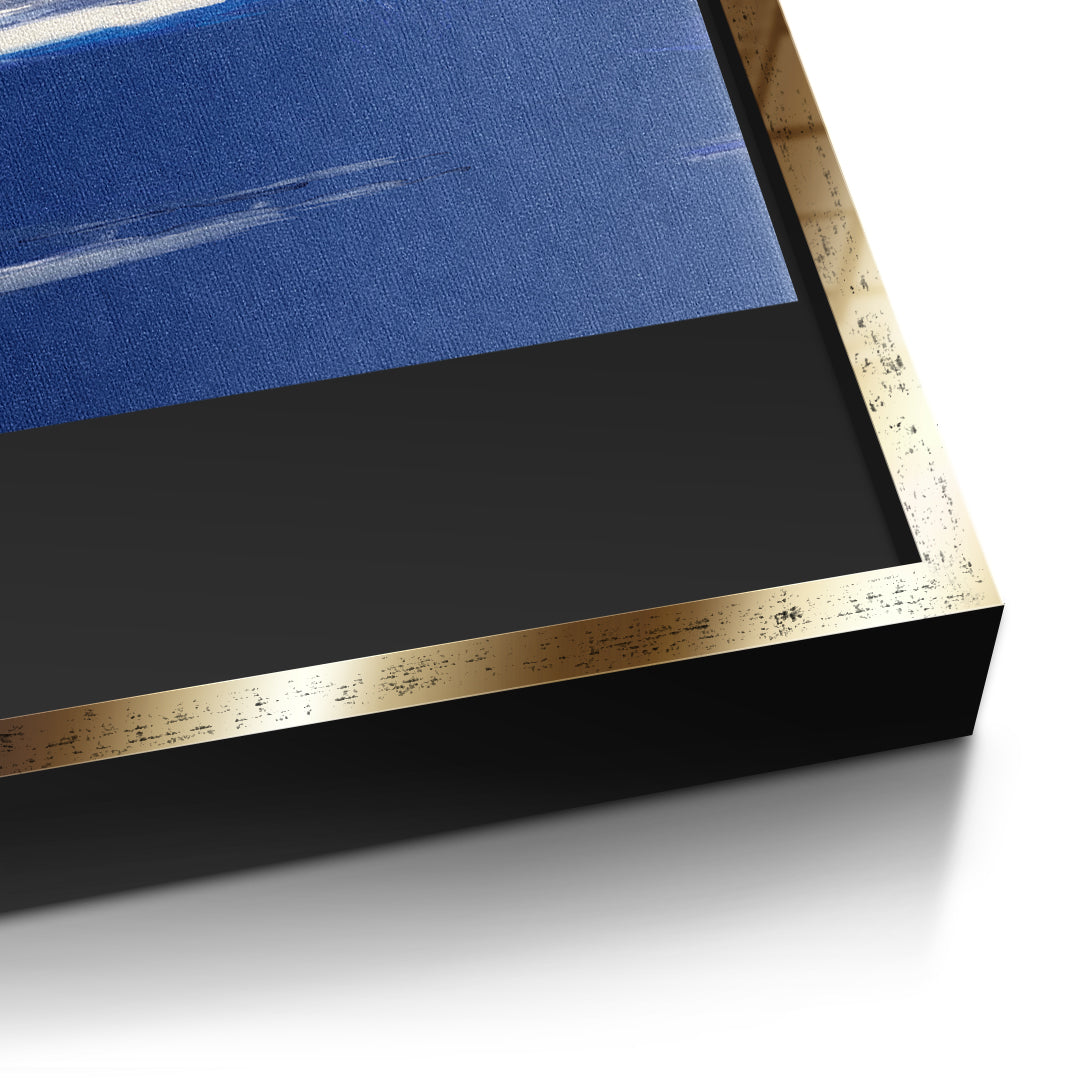DOTCOMCANVAS As it was enough Leinwandbild Detailansicht Gold