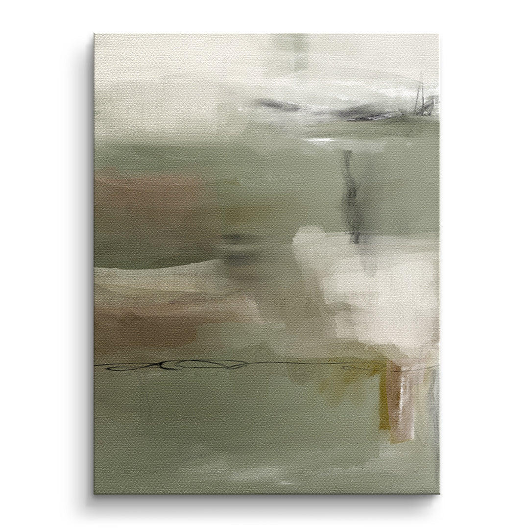 DOTCOMCANVAS Emerald Whispers Leinwandbild Vorderansicht ohne Rahmen