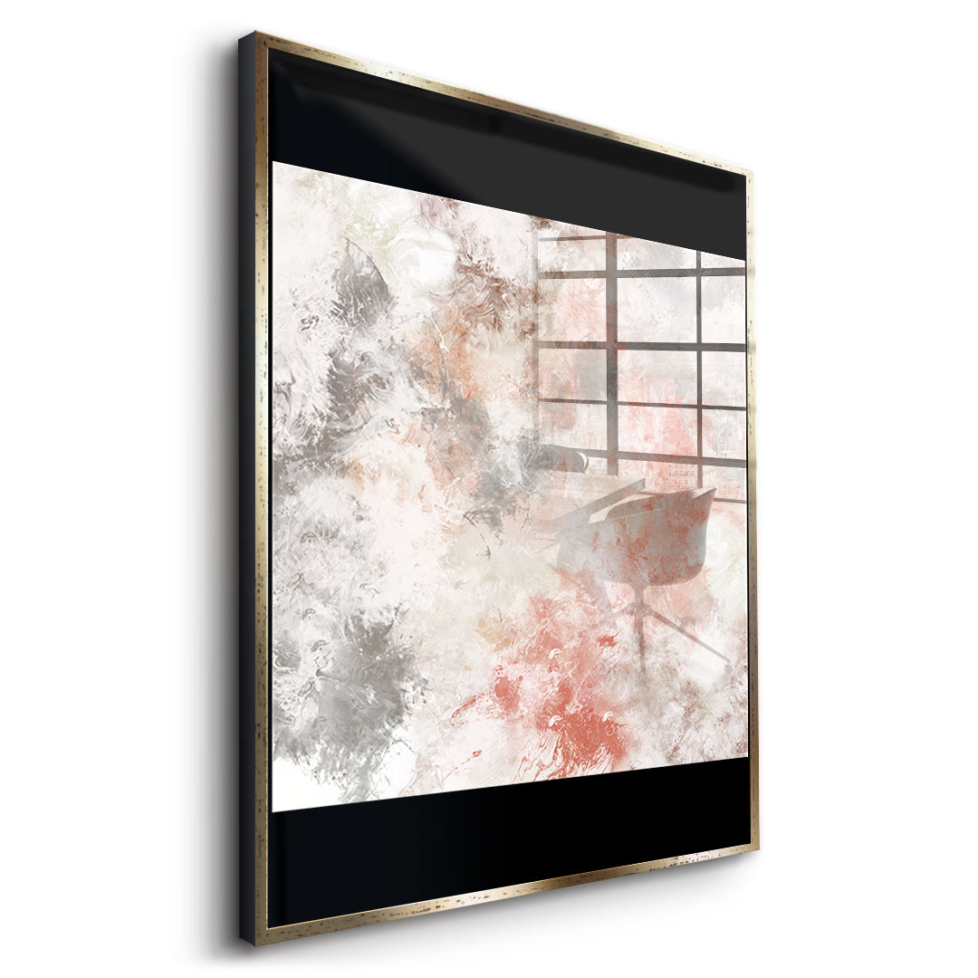 DOTCOMCANVAS Still, not empty Acrylglasbild Seitenansicht Goldener Rahmen