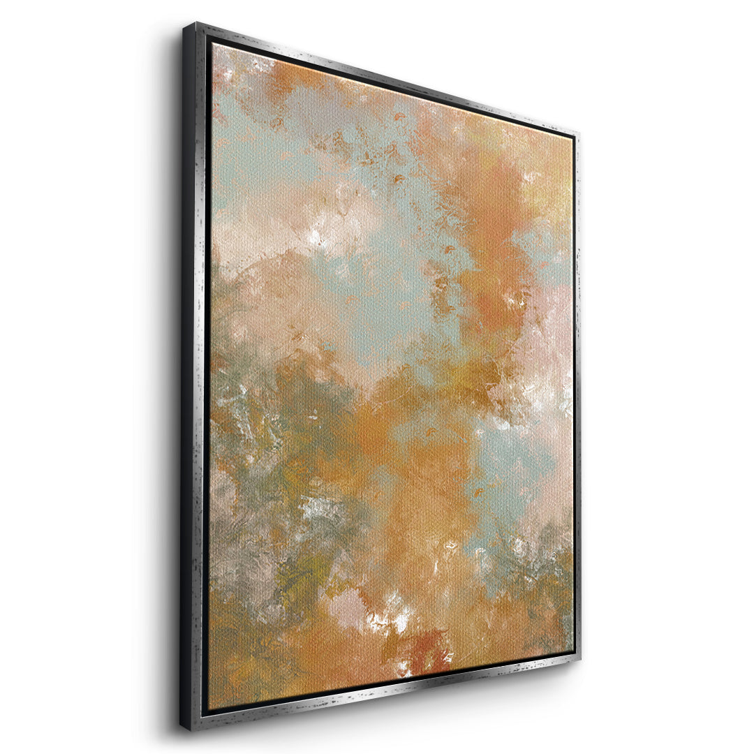 DOTCOMCANVAS A place unspoken Leinwandbild Seitenansicht silberner Rahmen