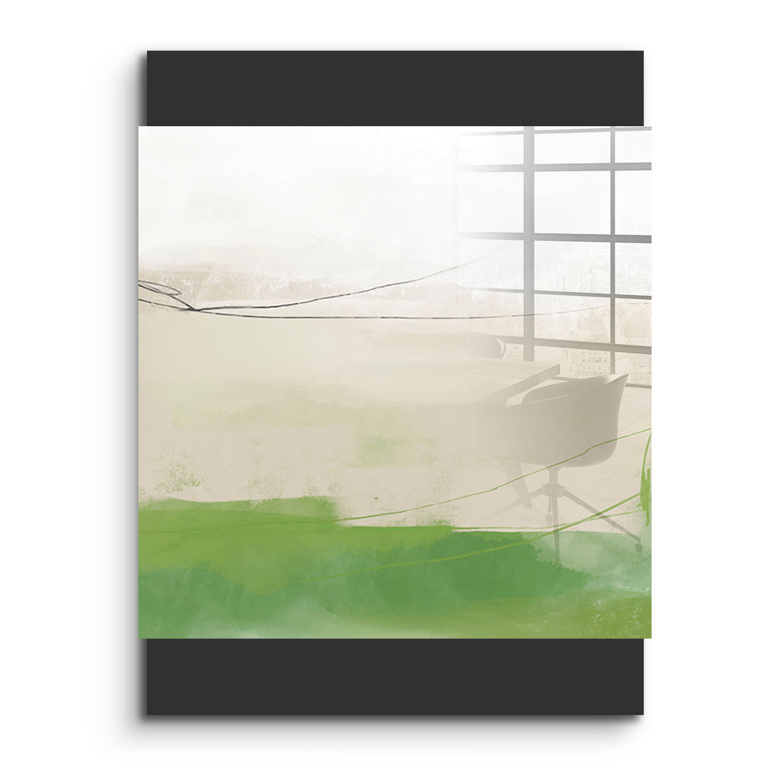 DOTCOMCANVAS What stayed Acrylglasbild front ohne Rahmen