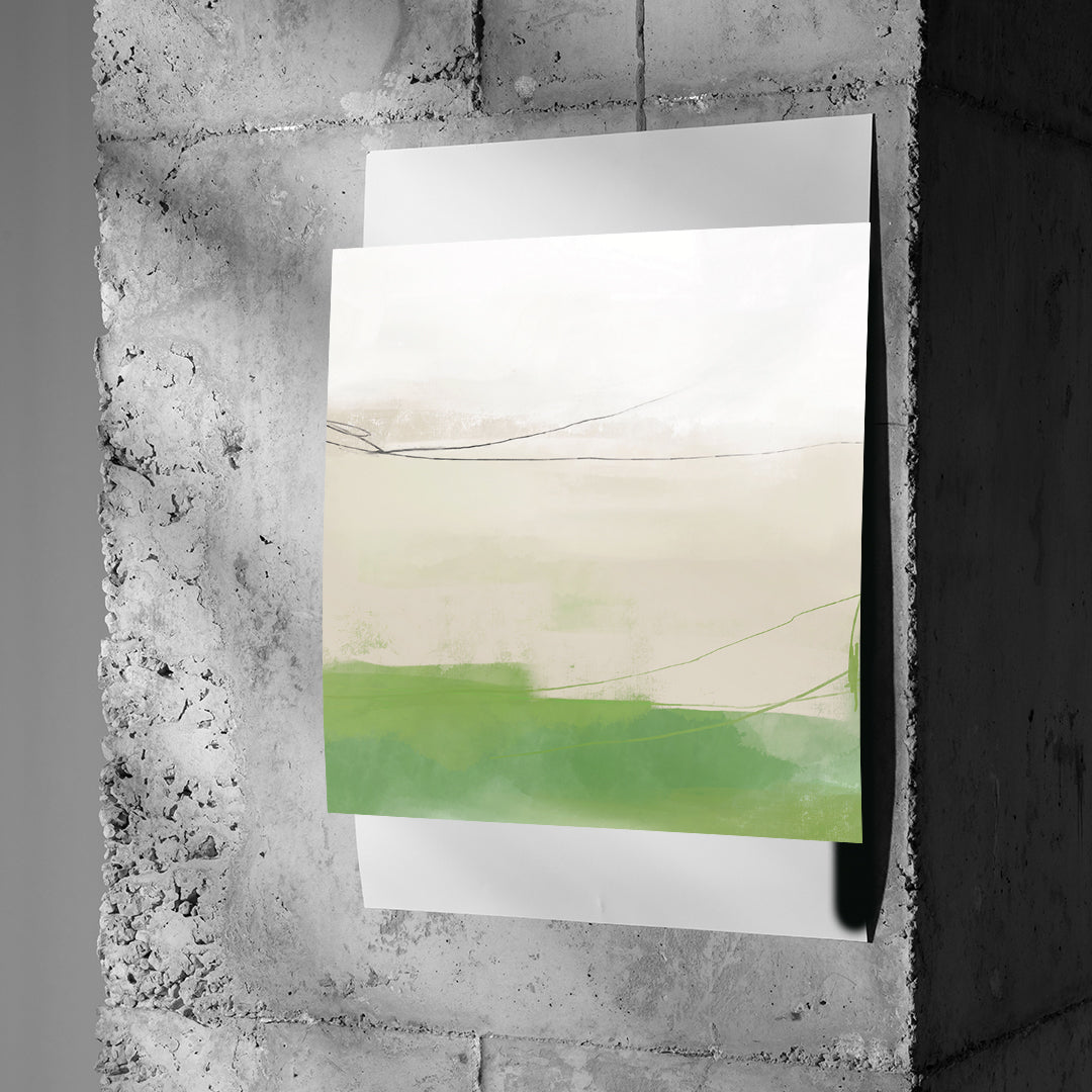 DOTCOMCANVAS What stayed Poster beton wall