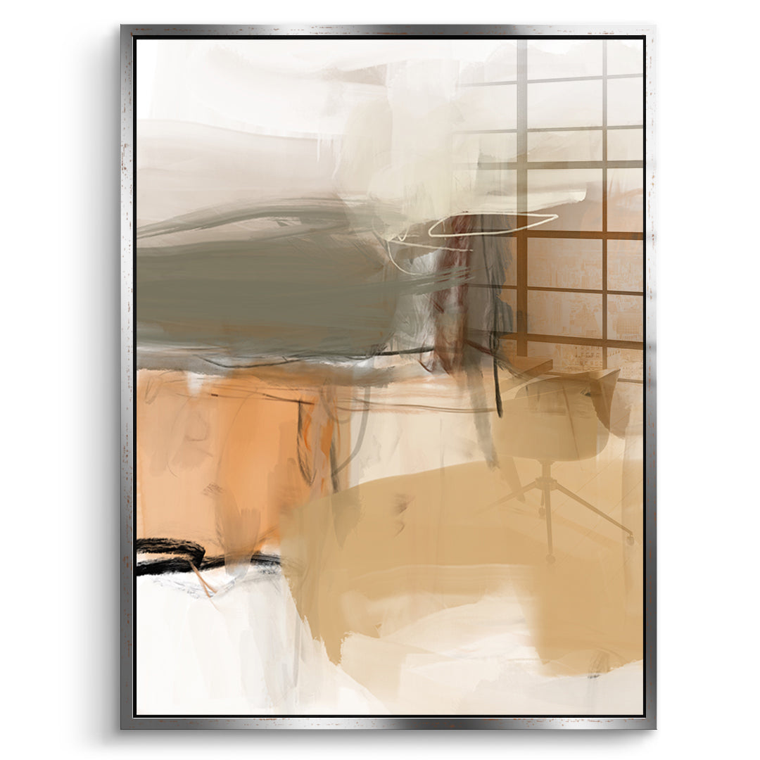DOTCOMCANVAS Close To My Chest 01 Acrylglasbild Vorderansicht Silber