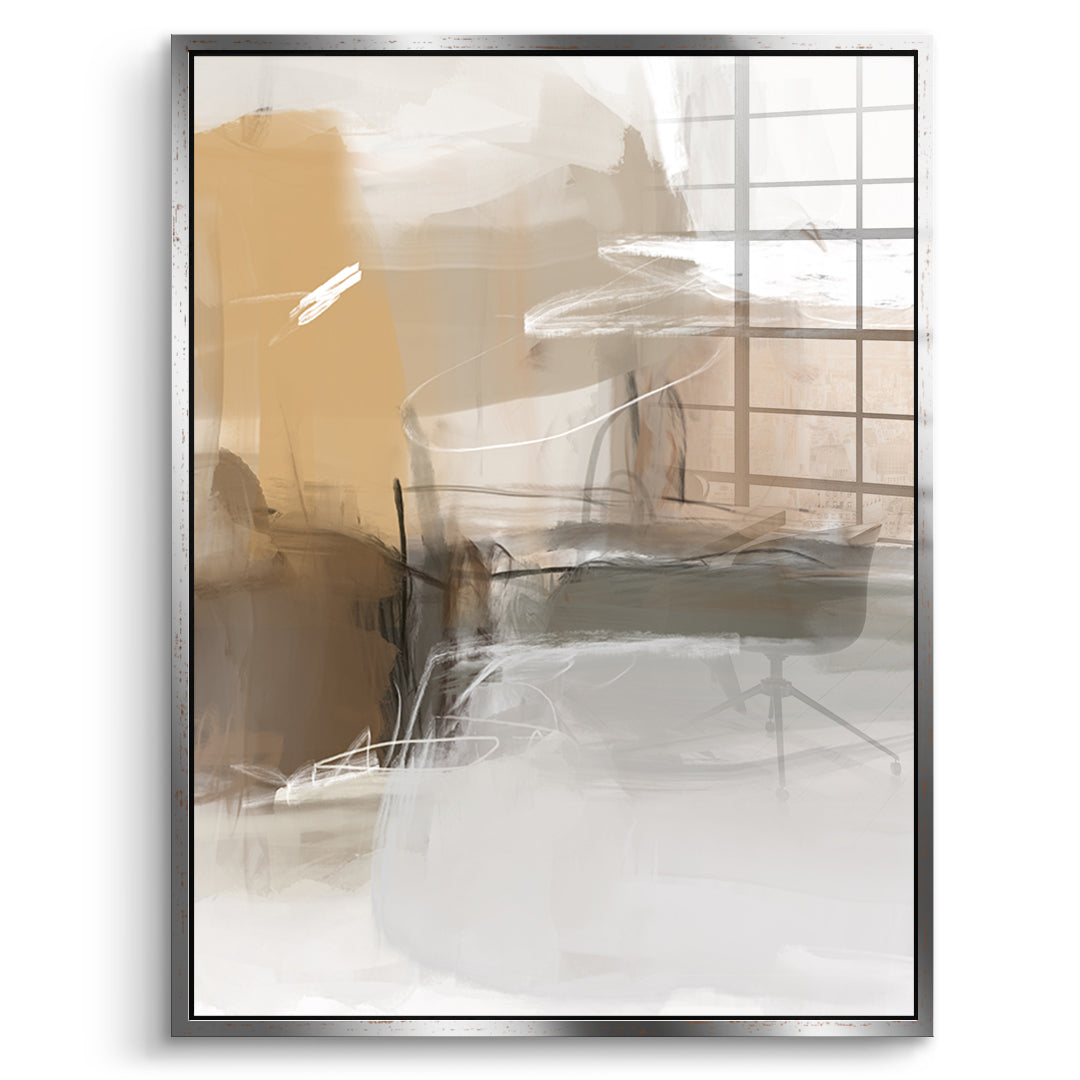 DOTCOMCANVAS Close To My Chest 02 Acrylglasbild Vorderansicht Silber