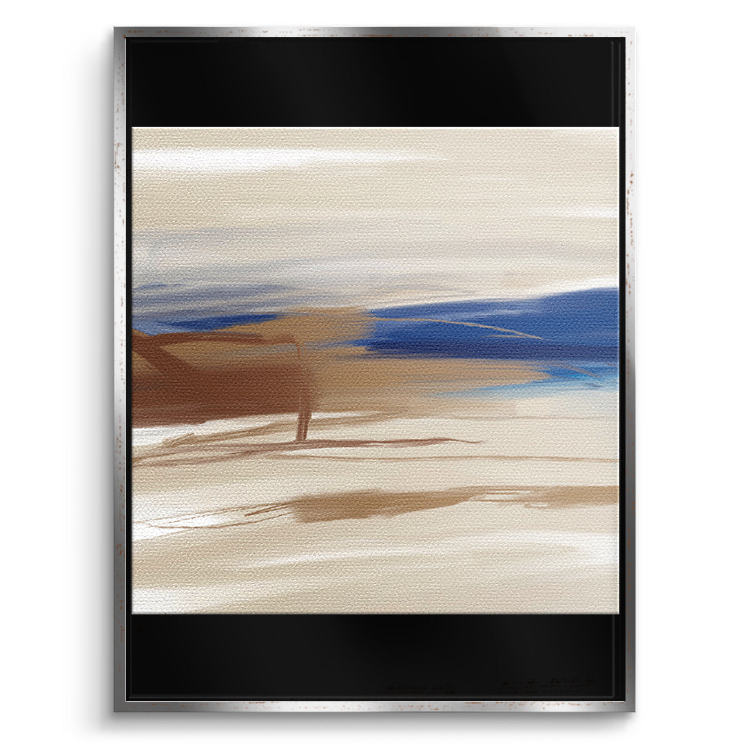 DOTCOMCANVAS A gentle after Leinwandbild Vorderansicht silberner Rahmen