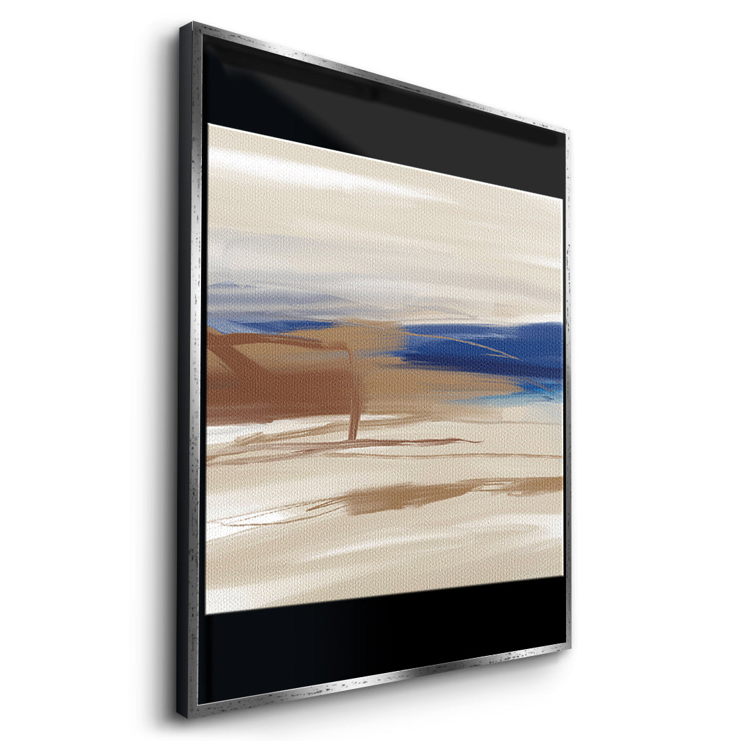 DOTCOMCANVAS A gentle after Leinwandbild Seitenansicht silberner Rahmen
