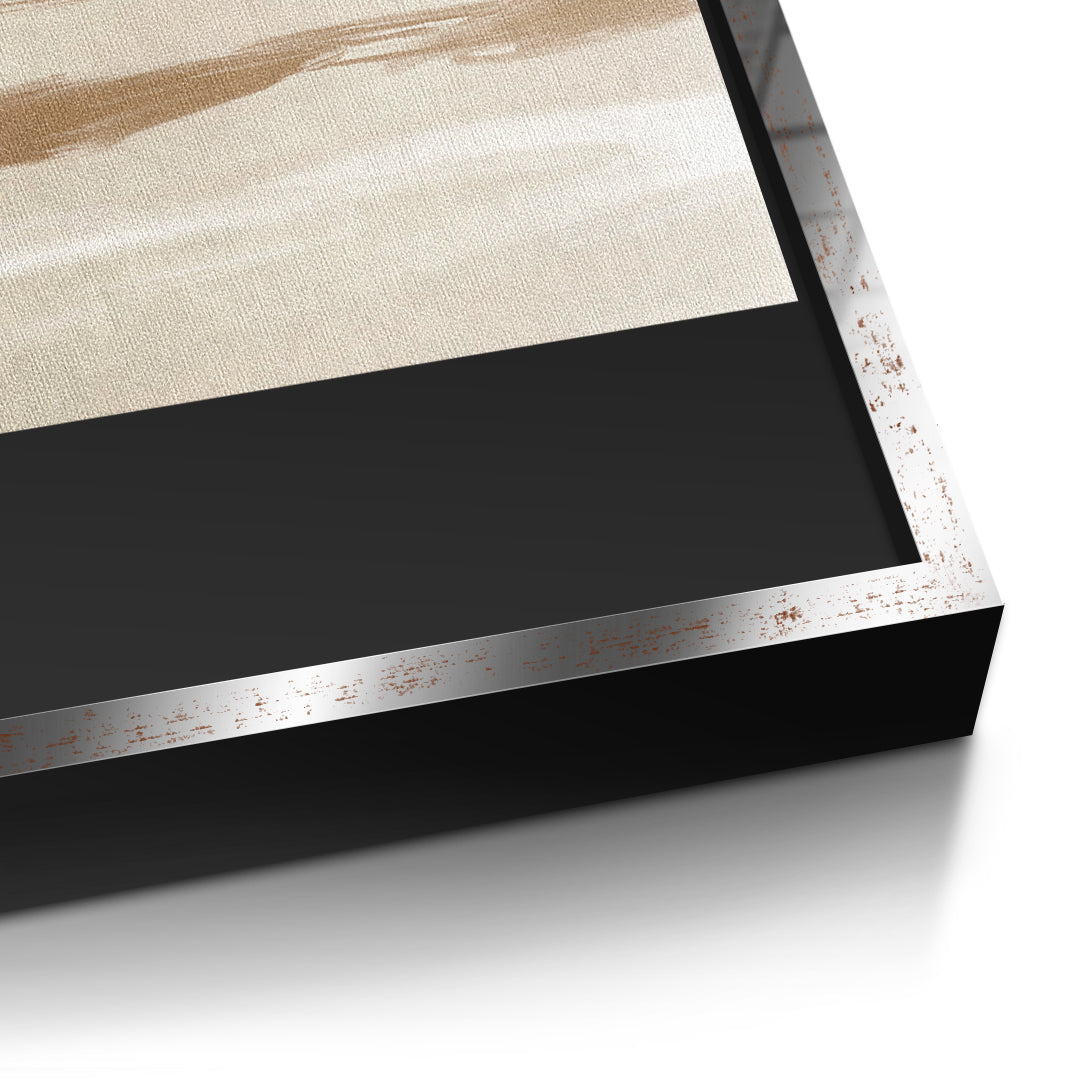 DOTCOMCANVAS A gentle after Leinwandbild Detailansicht silberner Rahmen