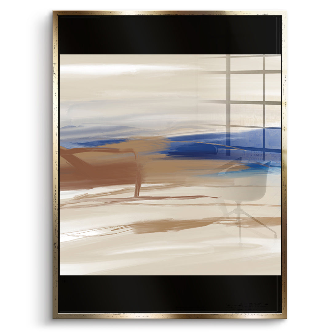 DOTCOMCANVAS A gentle after Acrylglasbild Vorderansicht goldener Rahmen