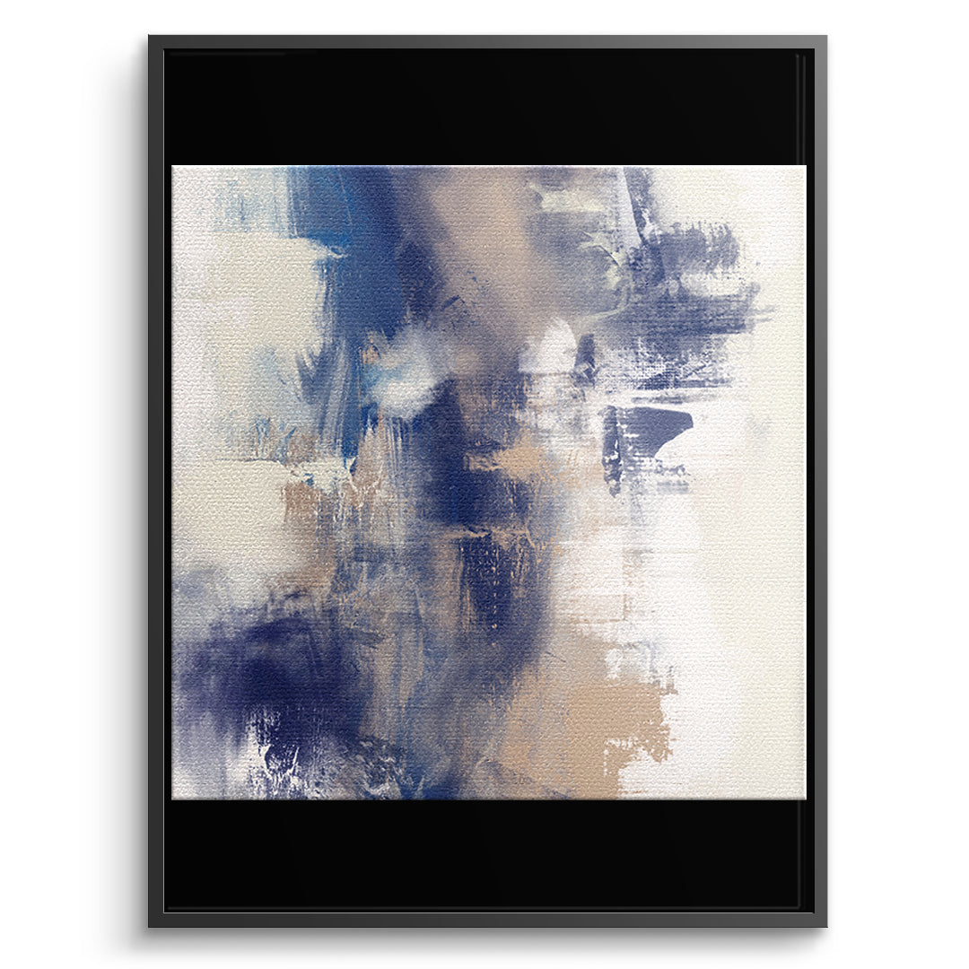 DOTCOMCANVAS A pause that breathed Leinwandbild Vorderansicht schwarzer Rahmen