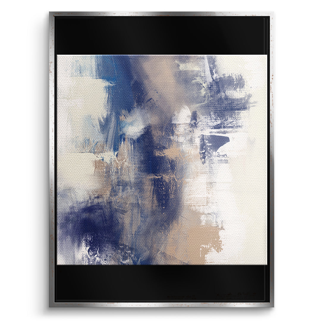 DOTCOMCANVAS A pause that breathed Leinwandbild Vorderansicht silberner Rahmen