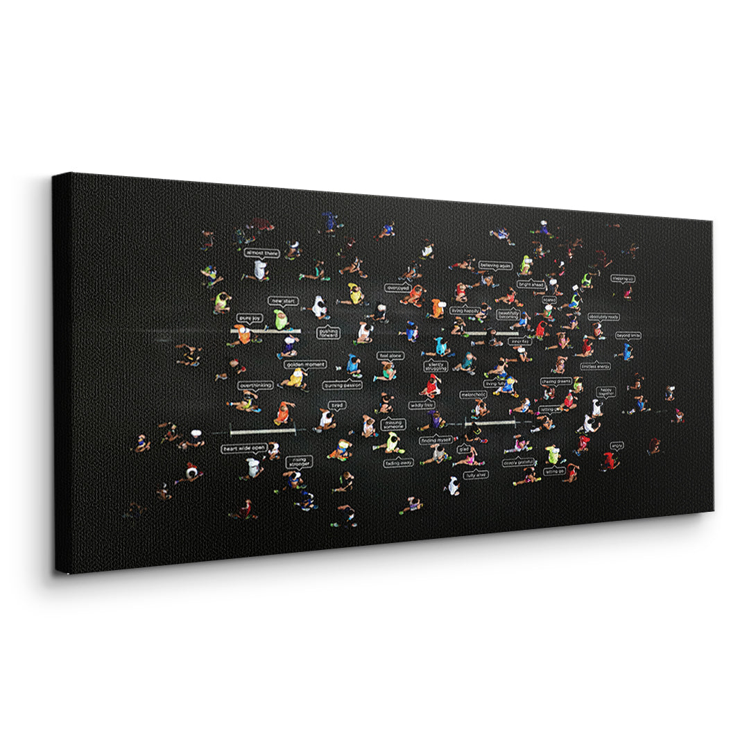 Leinwandbild Small people thing Seite Ohne Rahmen