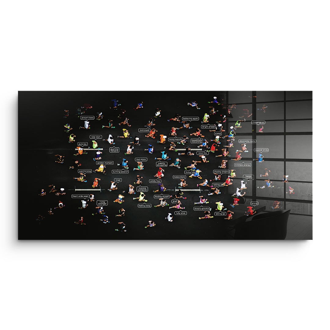 Acrylglasbild Small people thing Ohne Rahmen