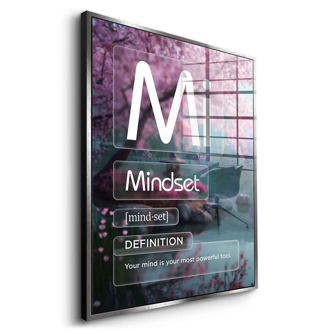 Acrylglasbild Mindset (Mi) Farbig