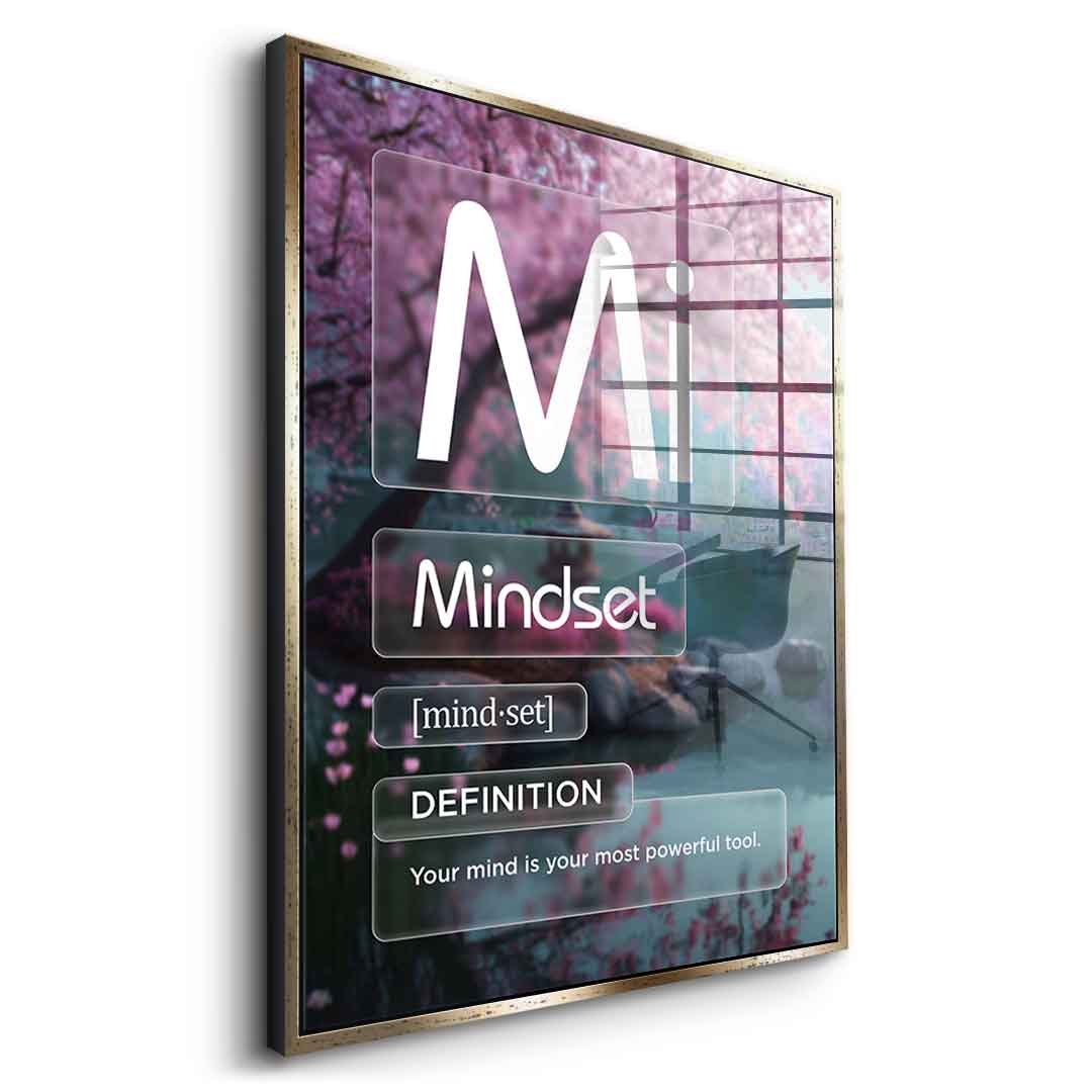 Acrylglasbild Mindset (Mi) Farbig