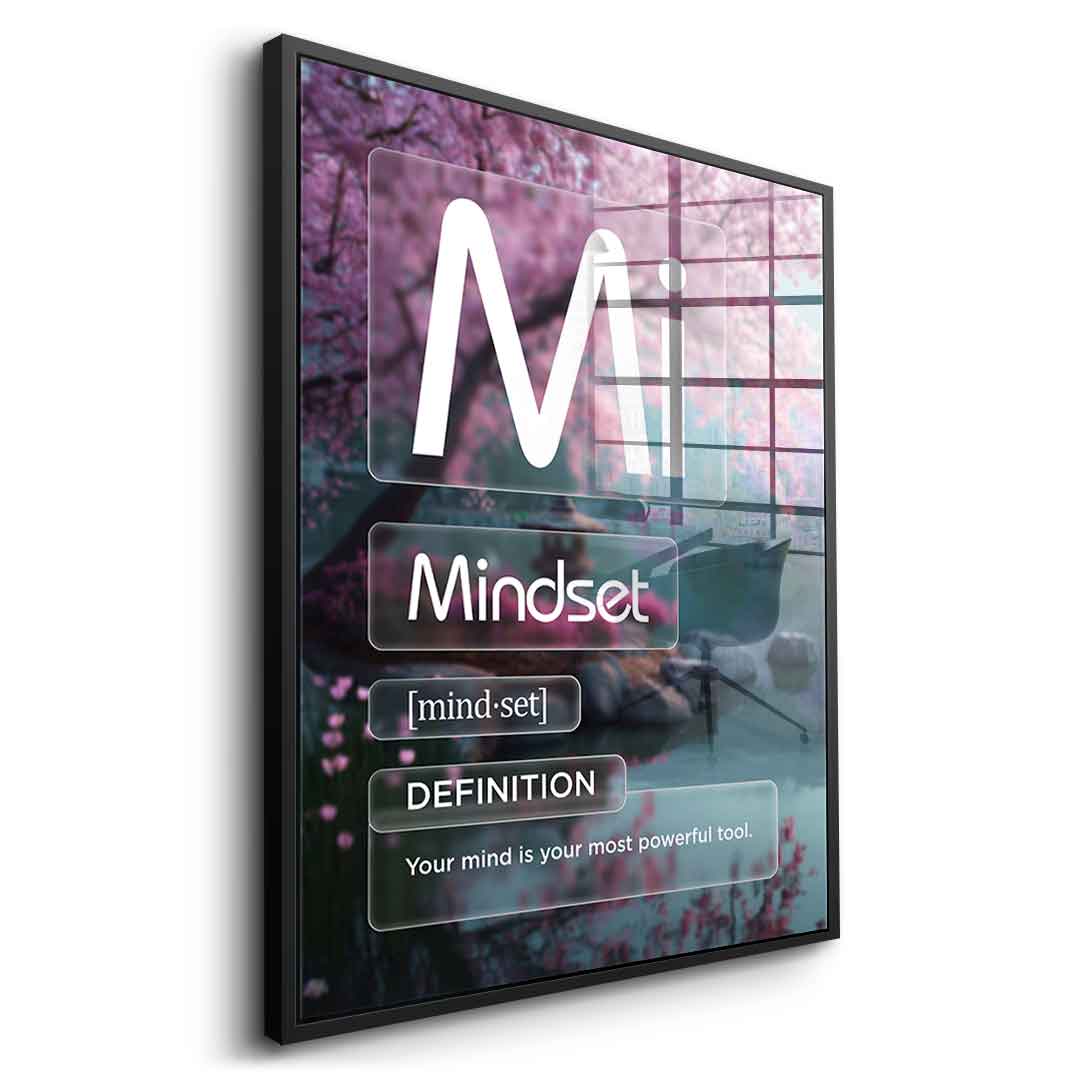Acrylglasbild Mindset (Mi) Farbig