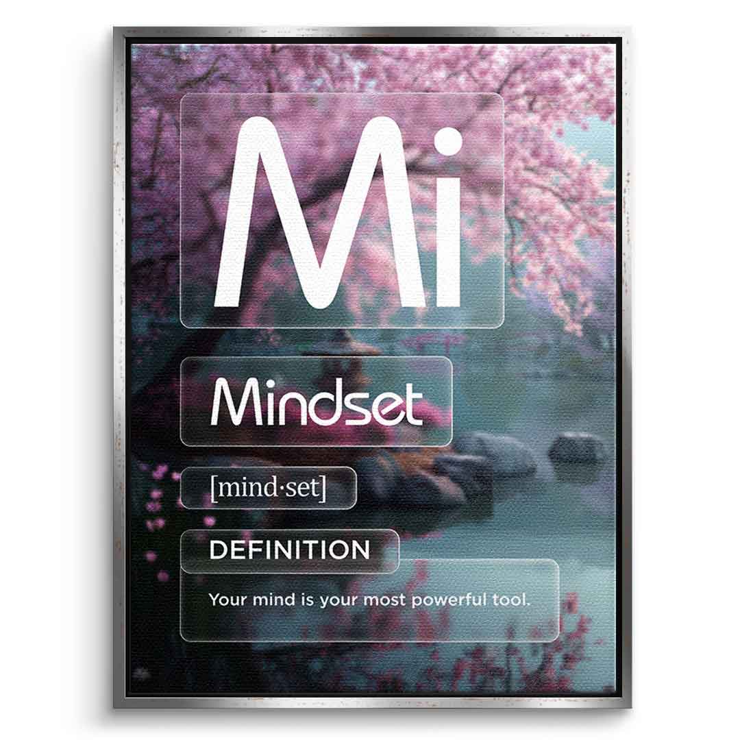 Leinwandbild Mindset (Mi) Farbig