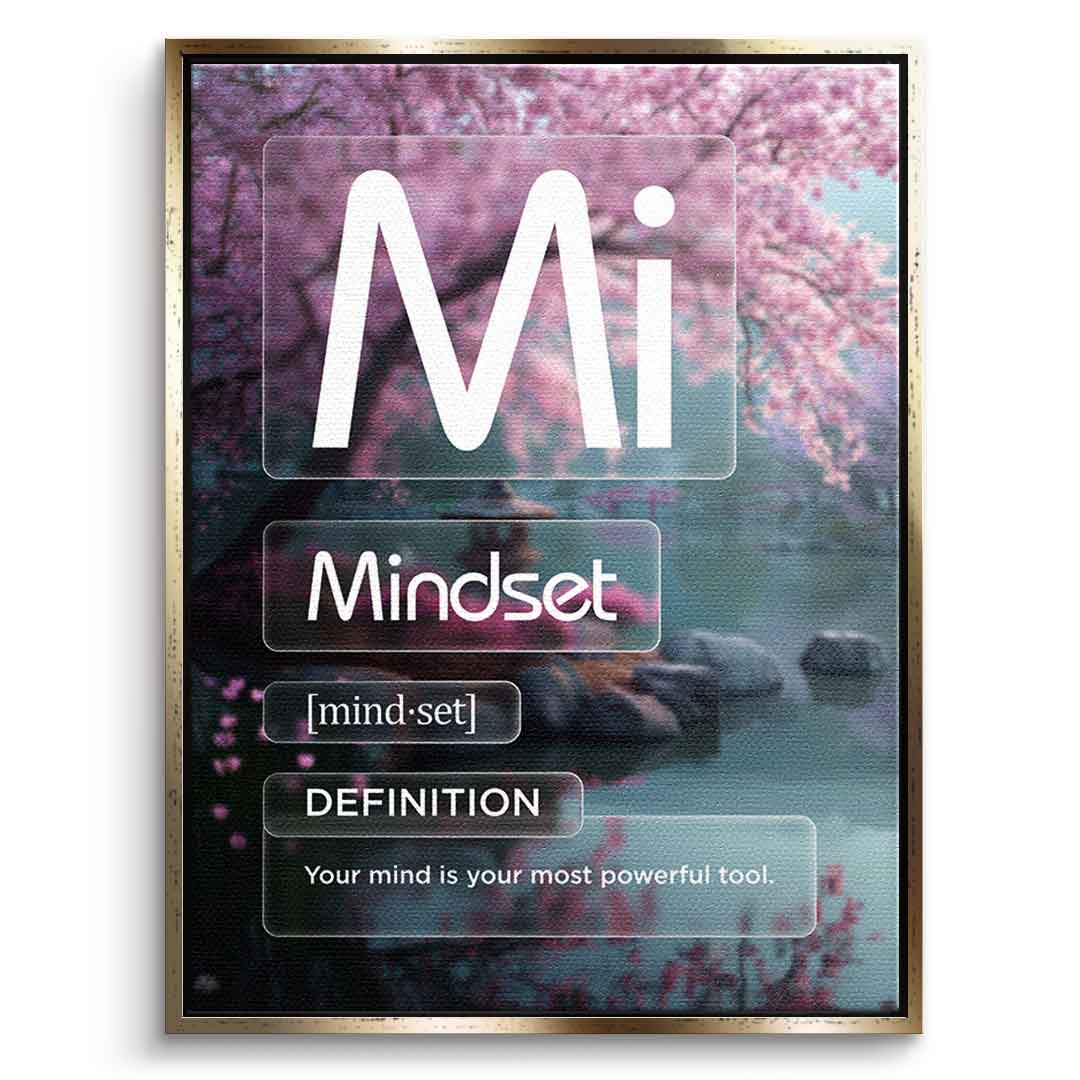 Leinwandbild Mindset (Mi) Farbig